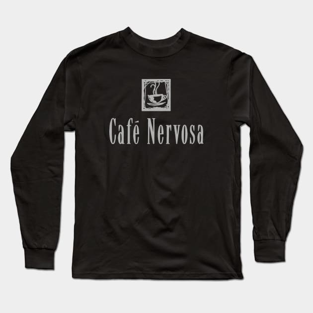 Cafe Nervosa – Frasier, Seattle Long Sleeve T-Shirt by fandemonium